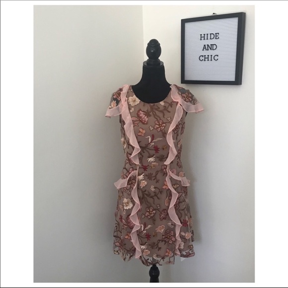 FOR LOVE AND LEMONS RUFFLE MINI DRESS - Picture 2 of 8